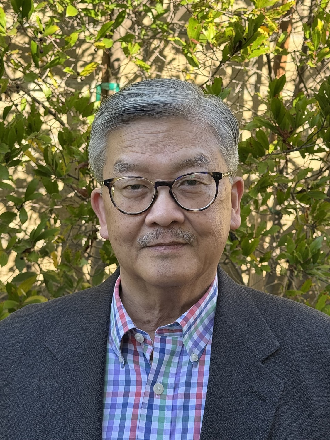 Abstract gradient texture in shades of blue.